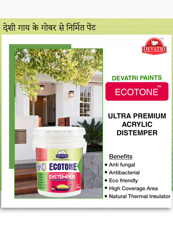 Devatri Ecotone Ultra Premium Distemper Cow Dung Paint